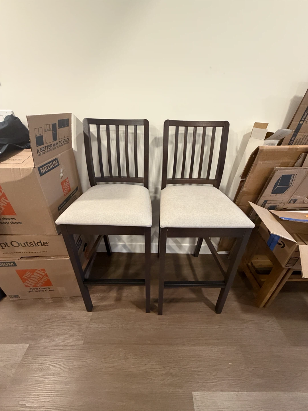 2 IKEA Ekedalen Bar Stool 29 1/2”