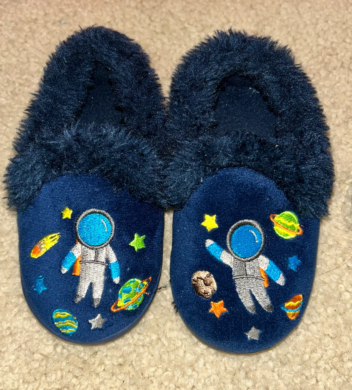 Old Navy Blue Astronaut Slippers - photo 5