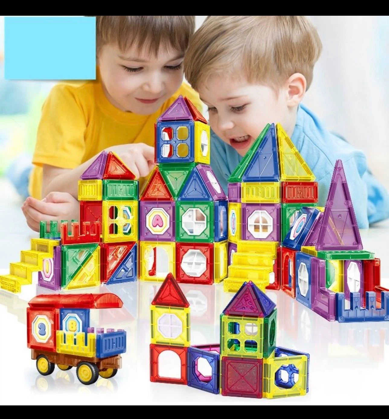 DZ Magnet Blocks Toy Set - 110 Pieces - photo 2