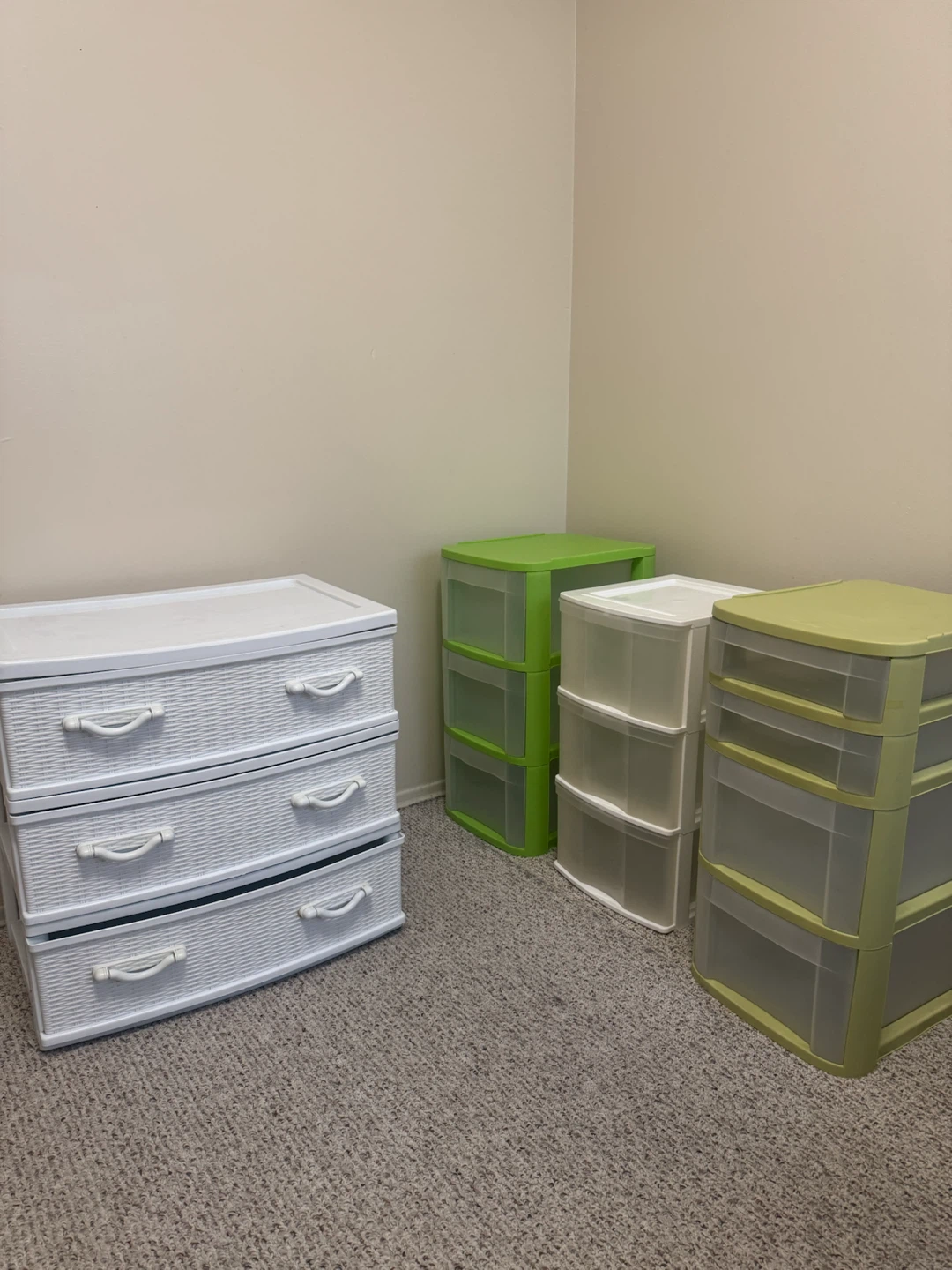 Plastic Drawer Storage Units