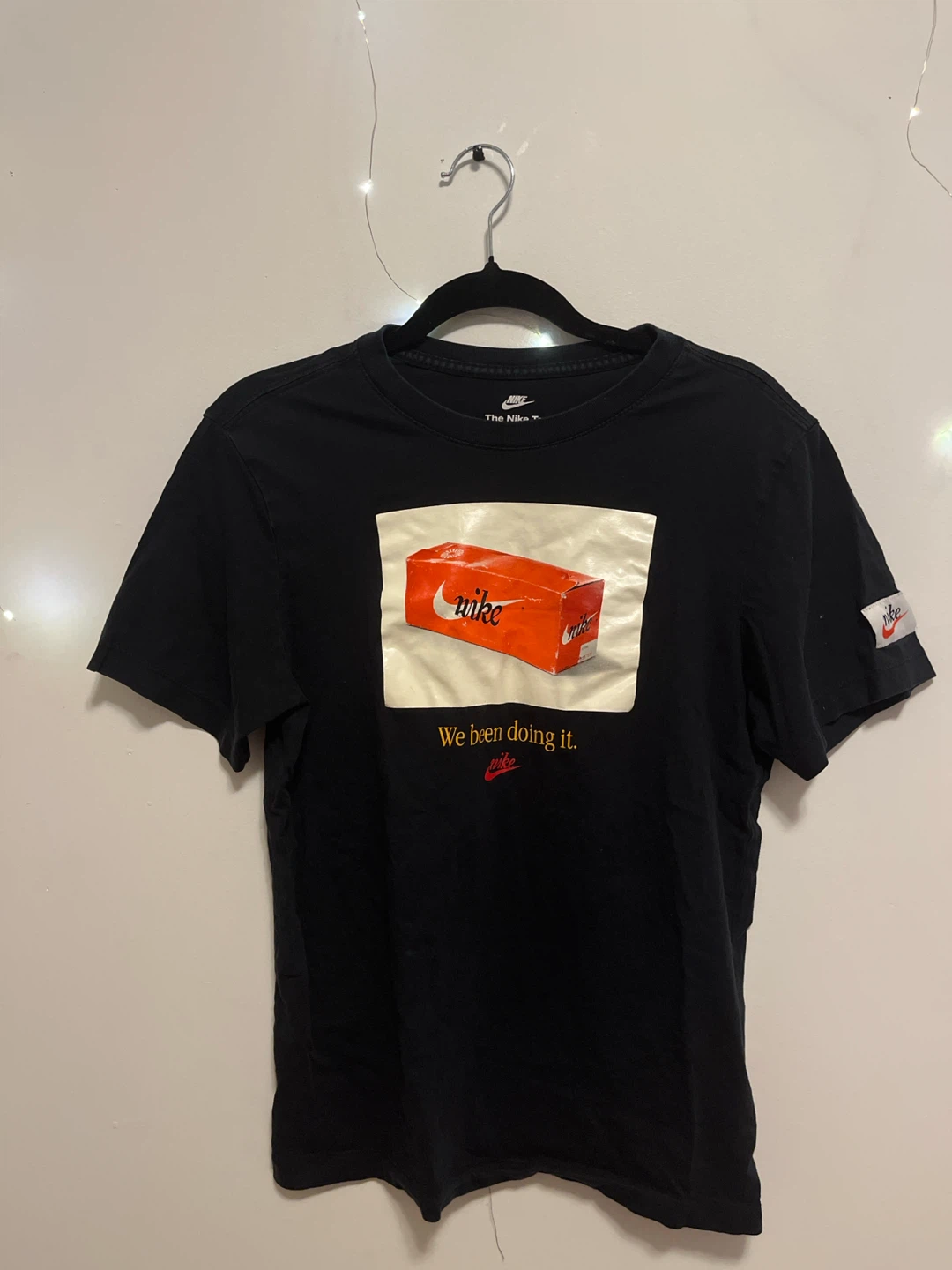 Nike Black T-Shirt with Shoe Box Graphic