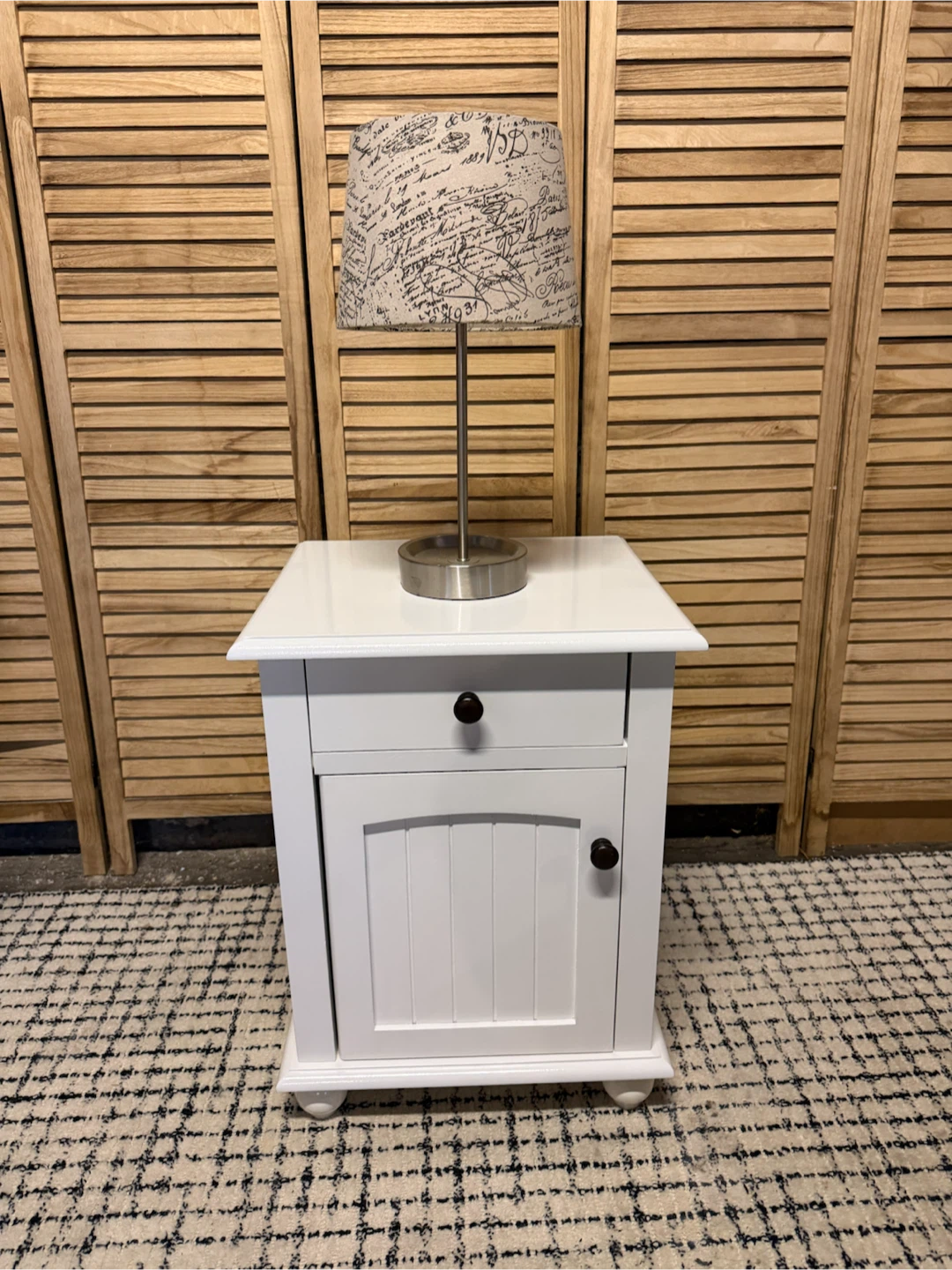 White nightstand