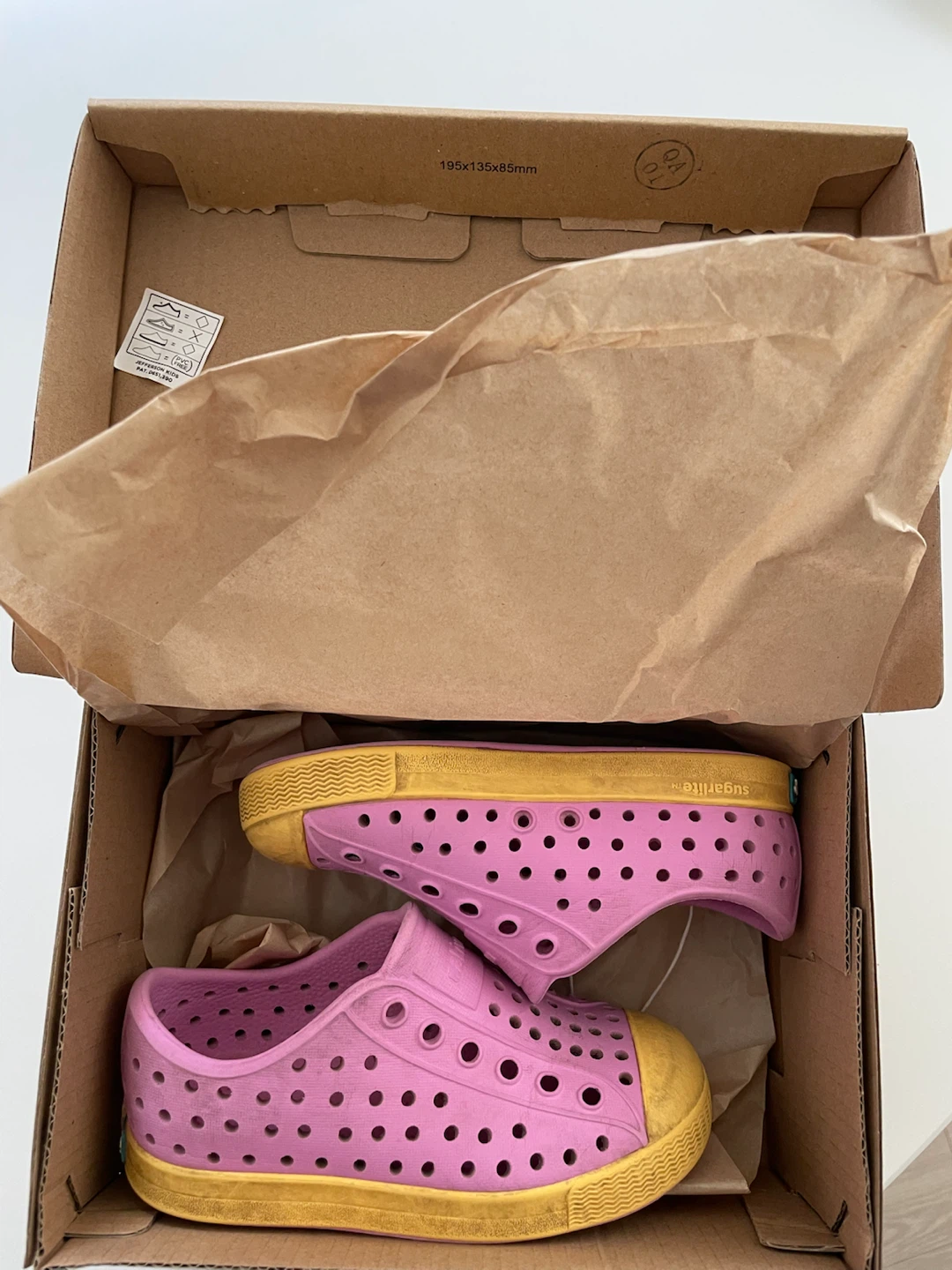 Native Shoes Jefferson Kids C7 Pink/Yellow - photo 2