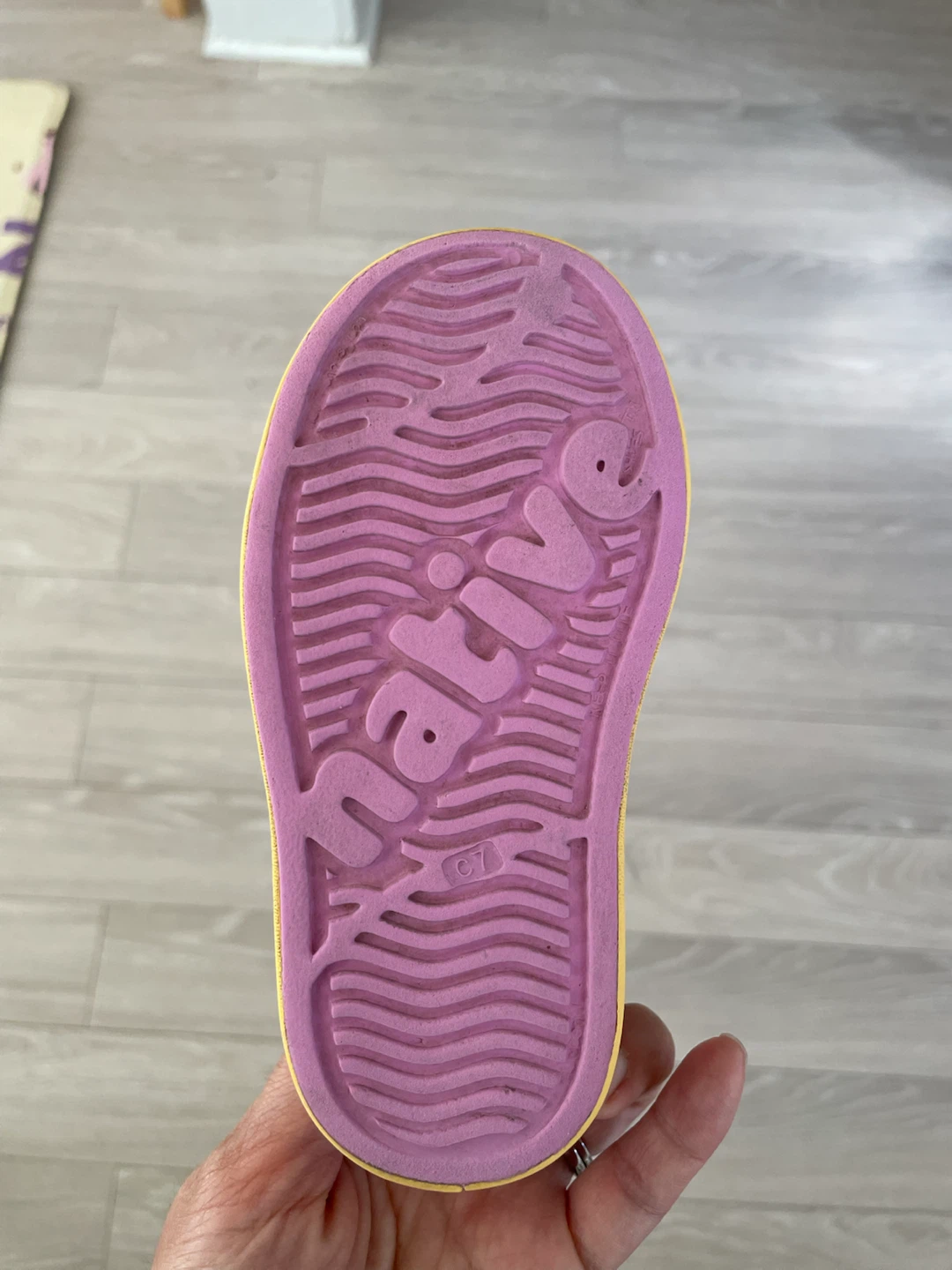Native Shoes Jefferson Kids C7 Pink/Yellow - photo 4