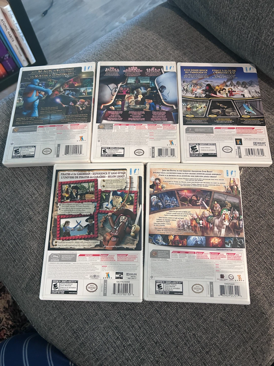 LEGO Video Game Bundle for Nintendo Wii (5 Games) - photo 2