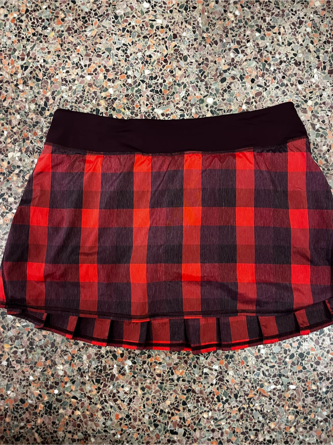 Lululemon Plaid Athletic Skirt Size 12