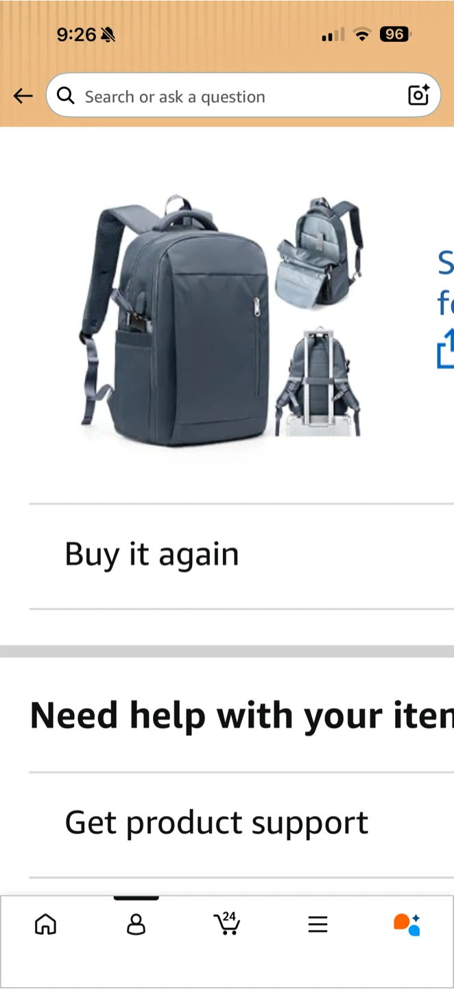 Blue Travel Backpack - photo 3