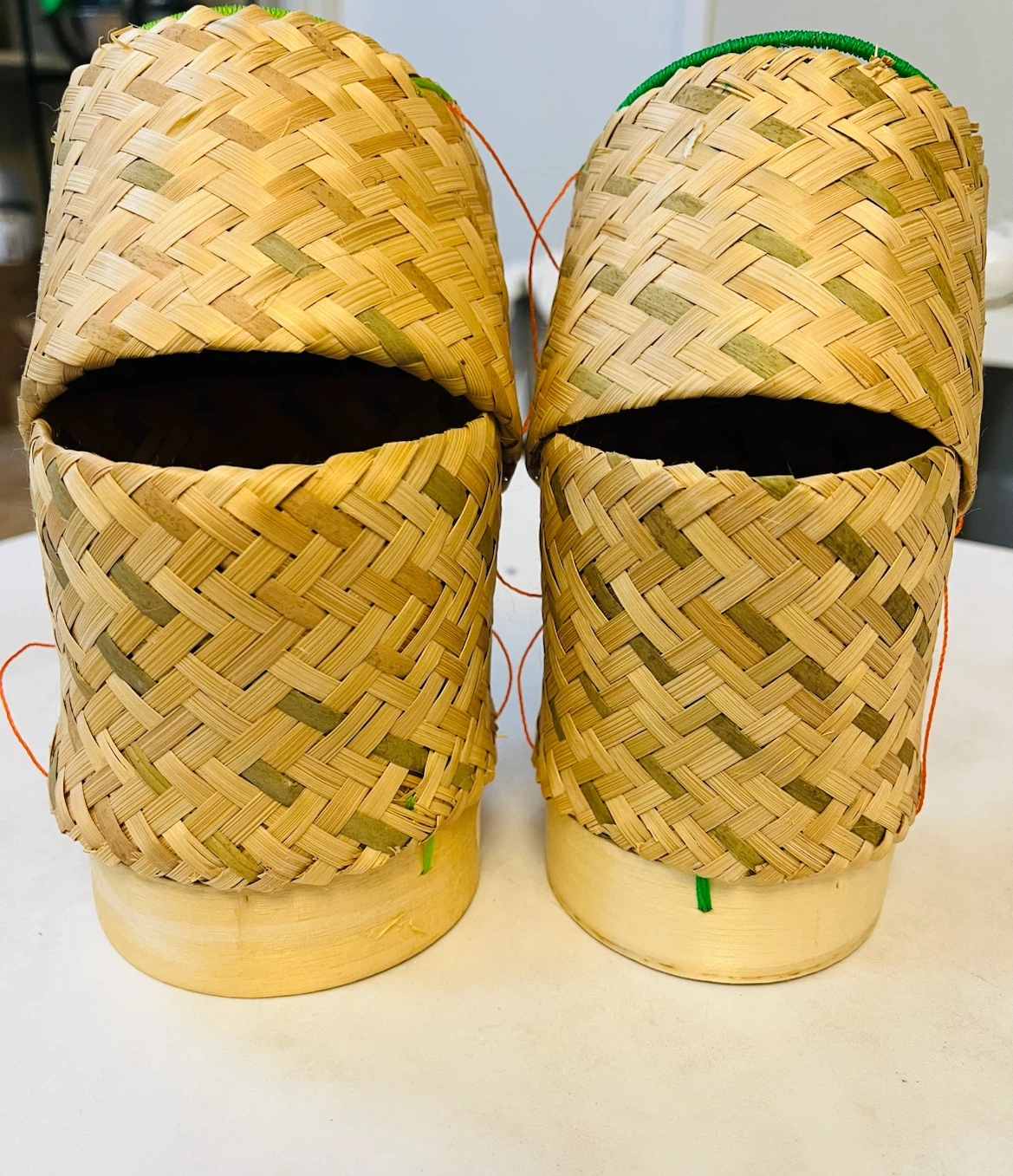 Woven Bamboo Sticky Rice Steamer Baskets - Set of 2 - photo 3