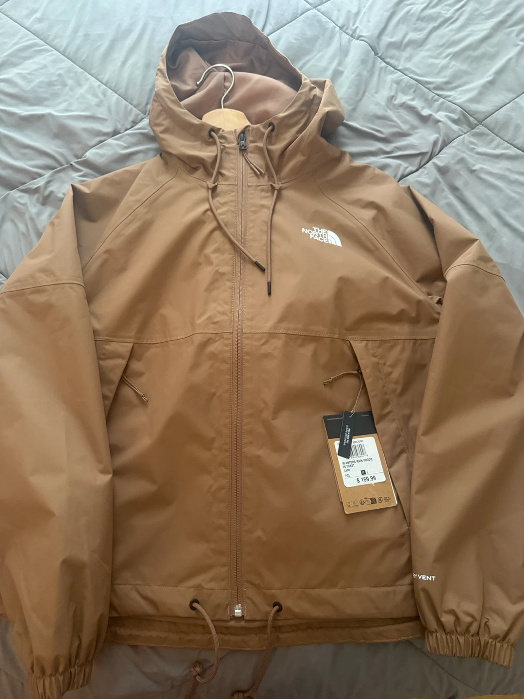 The North Face Women's Antora Rain Hoodie - Latte - Size L - photo 3
