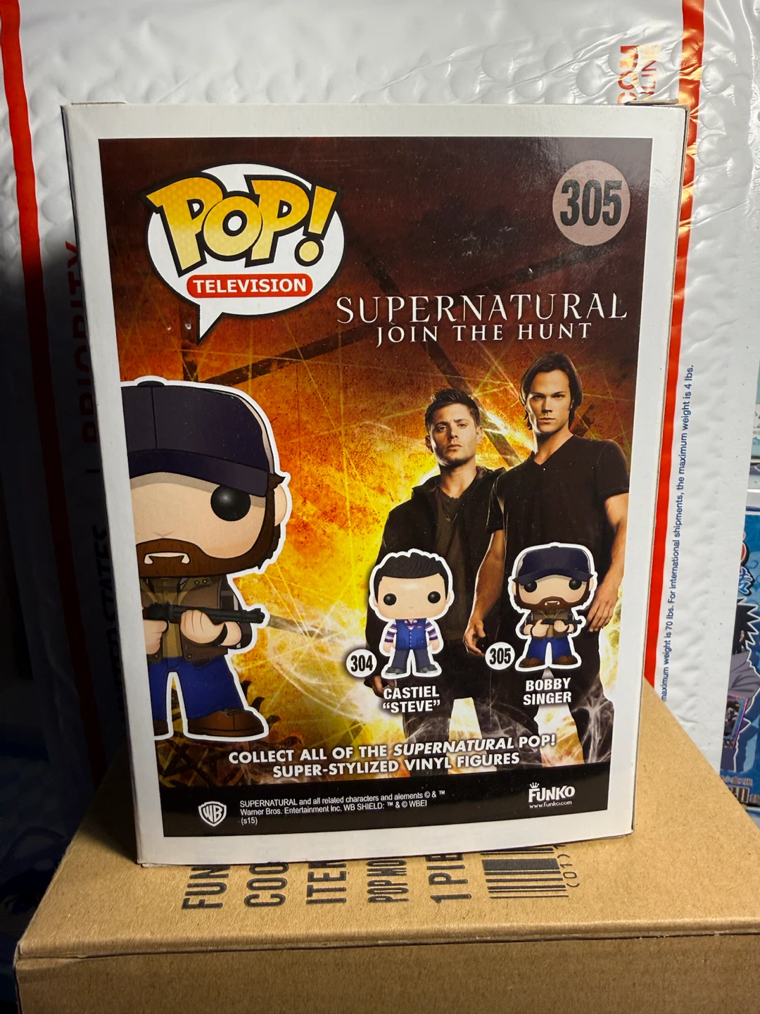 Funko Pop! Supernatural Bobby Singer #305 Vinyl Figure - photo 3