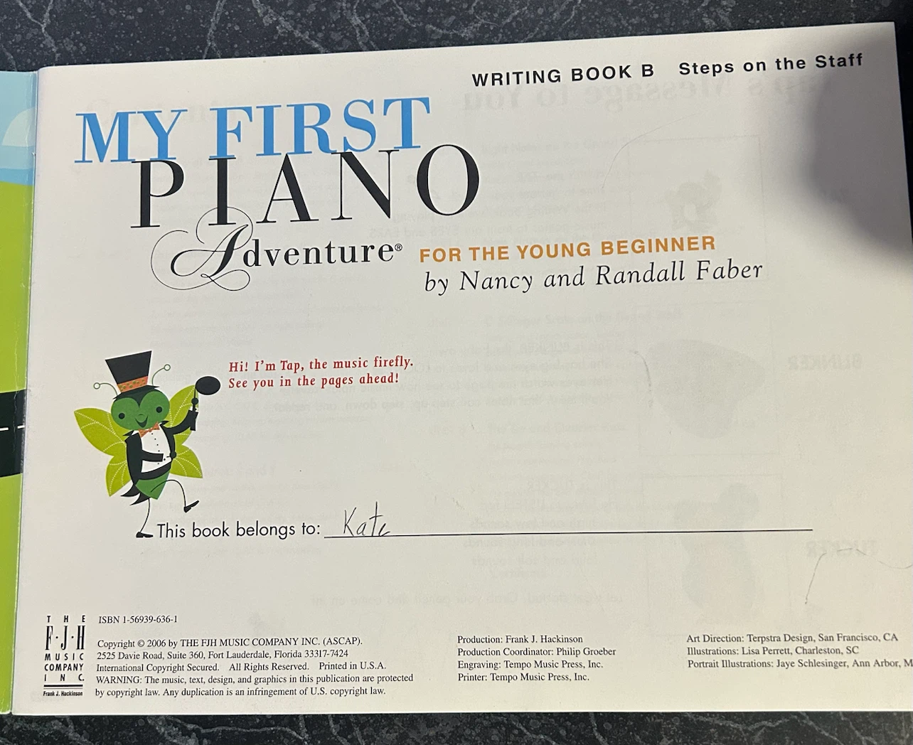 My First Piano Adventure Writing Book B - photo 2