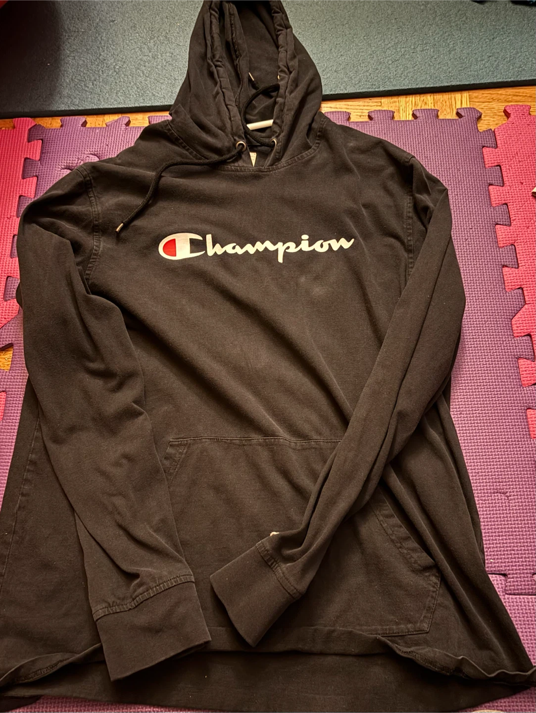 Chandail à capuchon Champion noir
