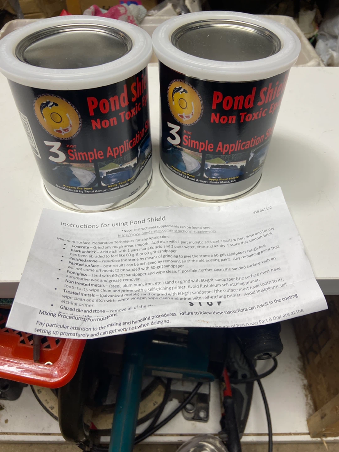 Pond Shield Non-Toxic Epoxy Liner - photo 2
