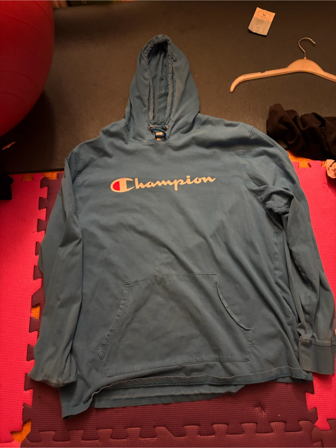 Chandail à capuchon Champion bleu