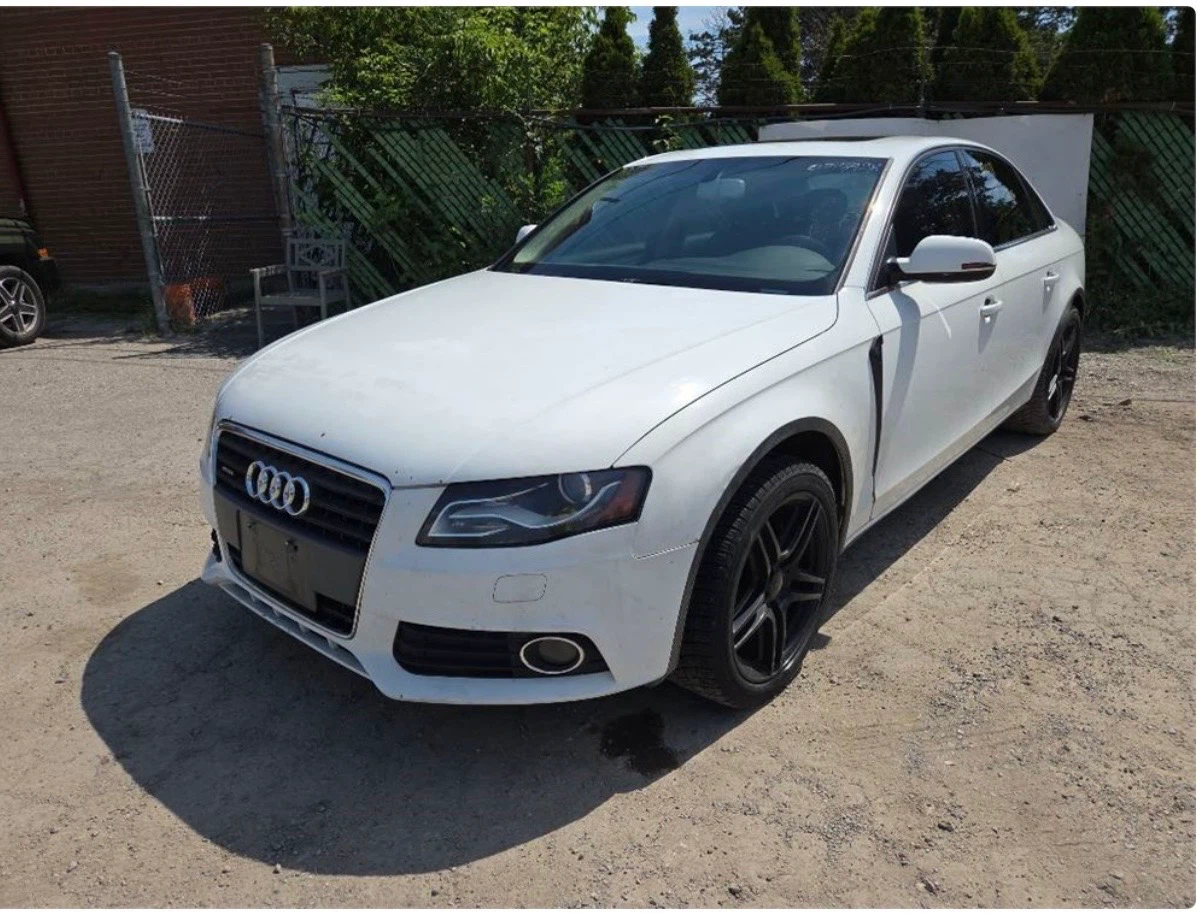 White Audi A4
