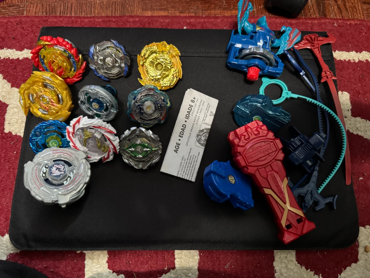 Beyblade Lot with Launchers and Beys