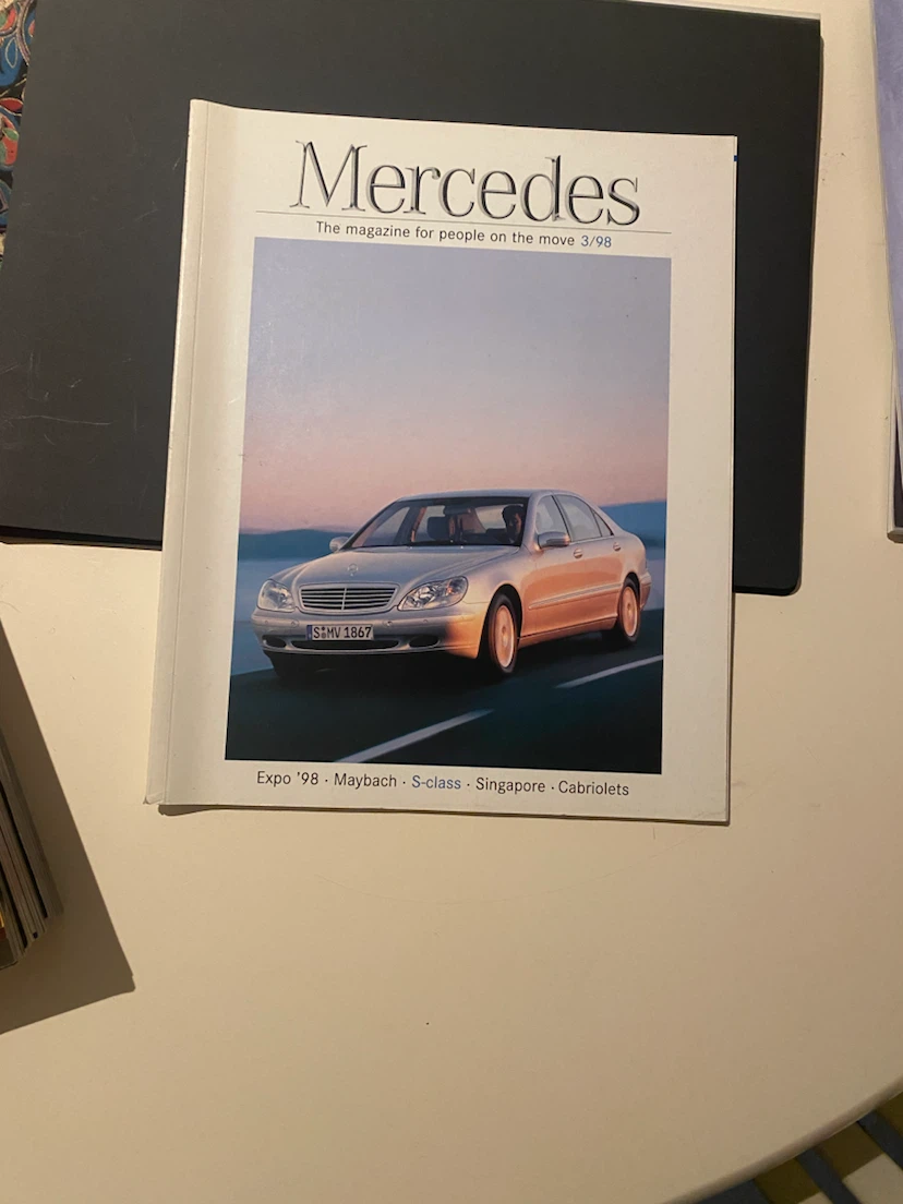 Mercedes The Magazine for People on the Move 3/98