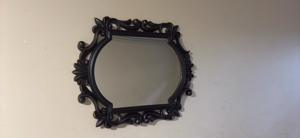 Elegant Black Framed Wall Mirror