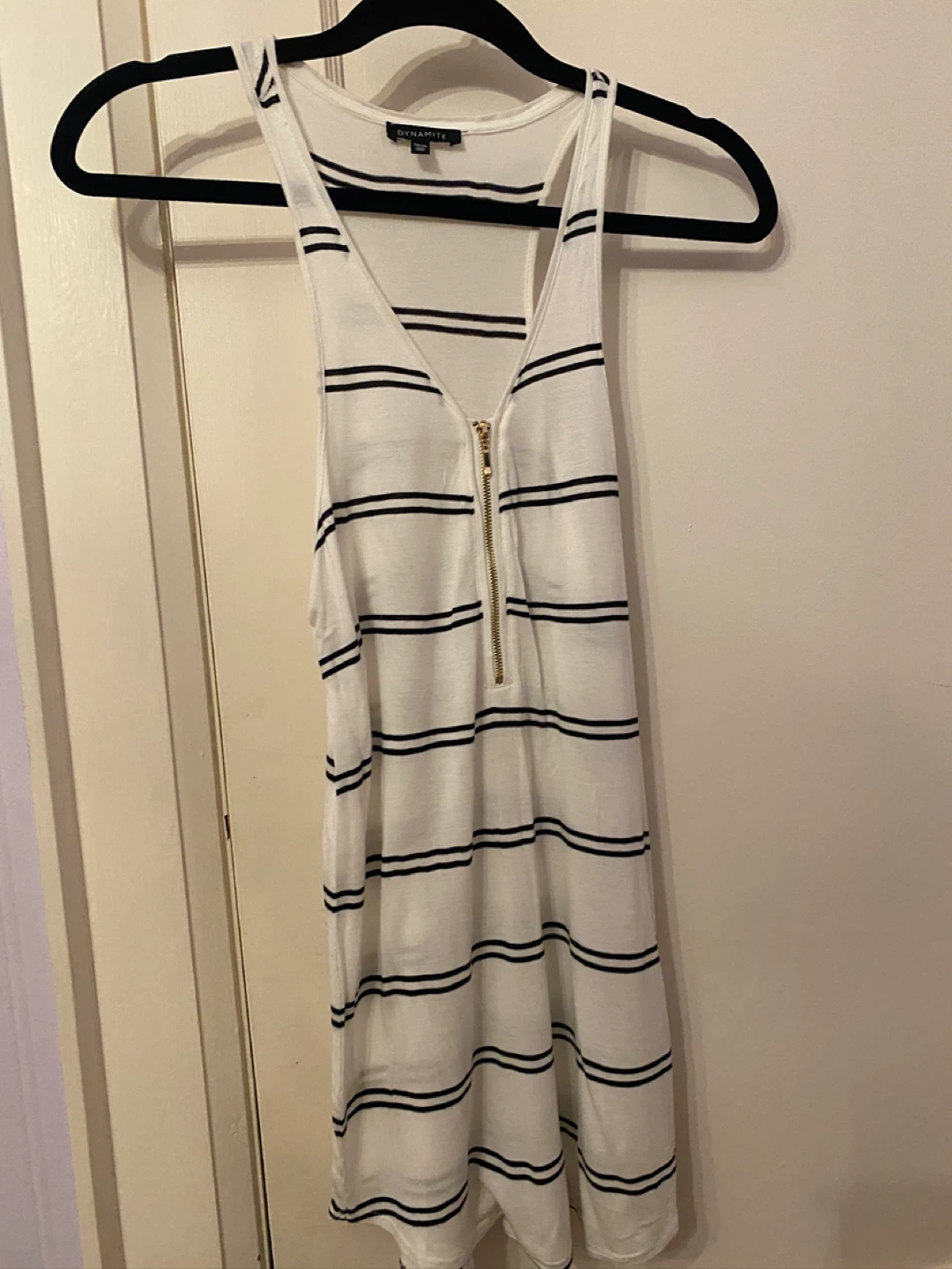 Dynamite Butterfly Print Top & Striped Tank Top - Size XS - photo 4