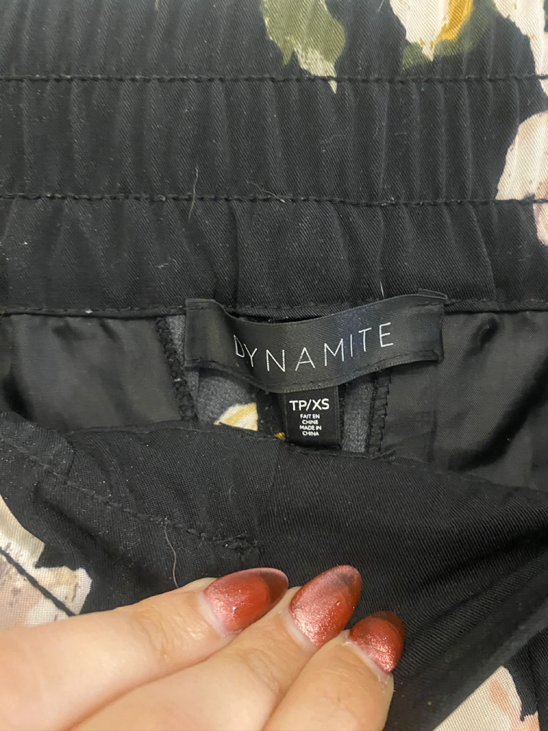Dynamite Floral Jogger Pants TP/XS - photo 2