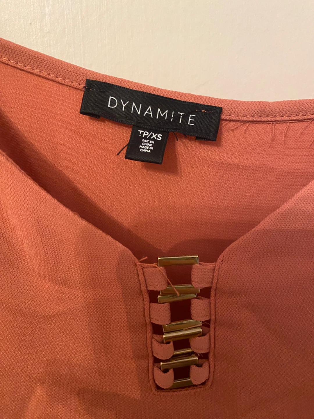 Dynamite Kate Orange Cami & Light Wash Jeans