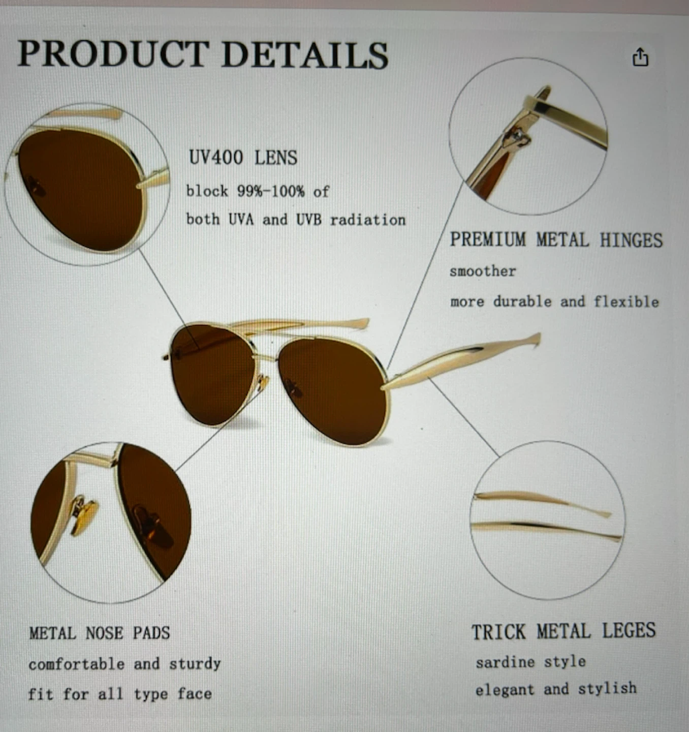 Aviator Sunglasses - photo 3