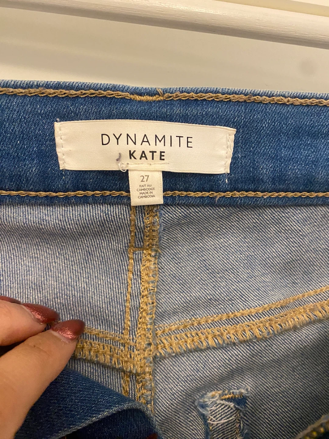Dynamite Kate Orange Cami & Light Wash Jeans - photo 5