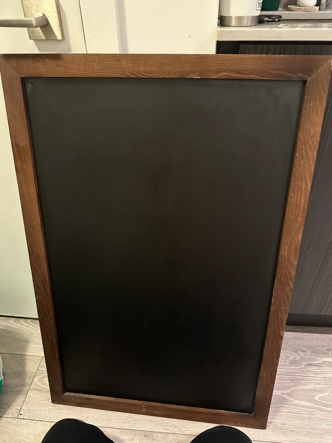 Wooden Framed Chalkboard