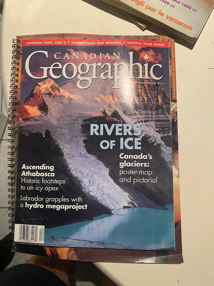 Canadian Geographic Magazine - Rivers of Ice - December 1998