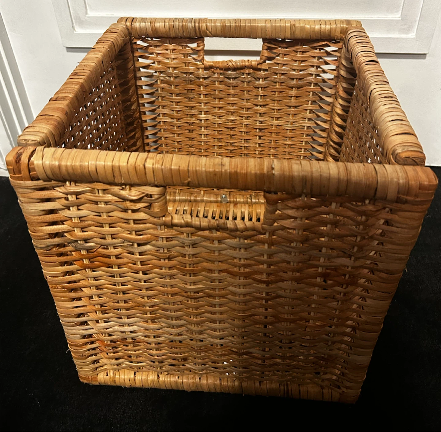 Wicker Storage Basket with Handles