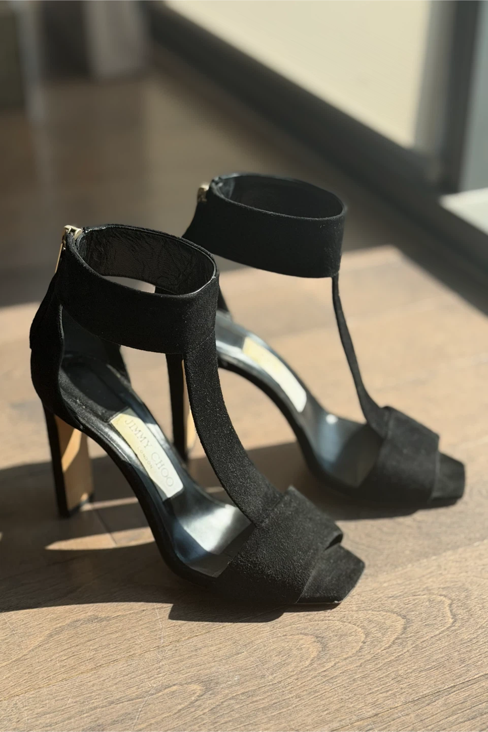 JIMMY CHOO Suede Heels (size 6) - photo 2