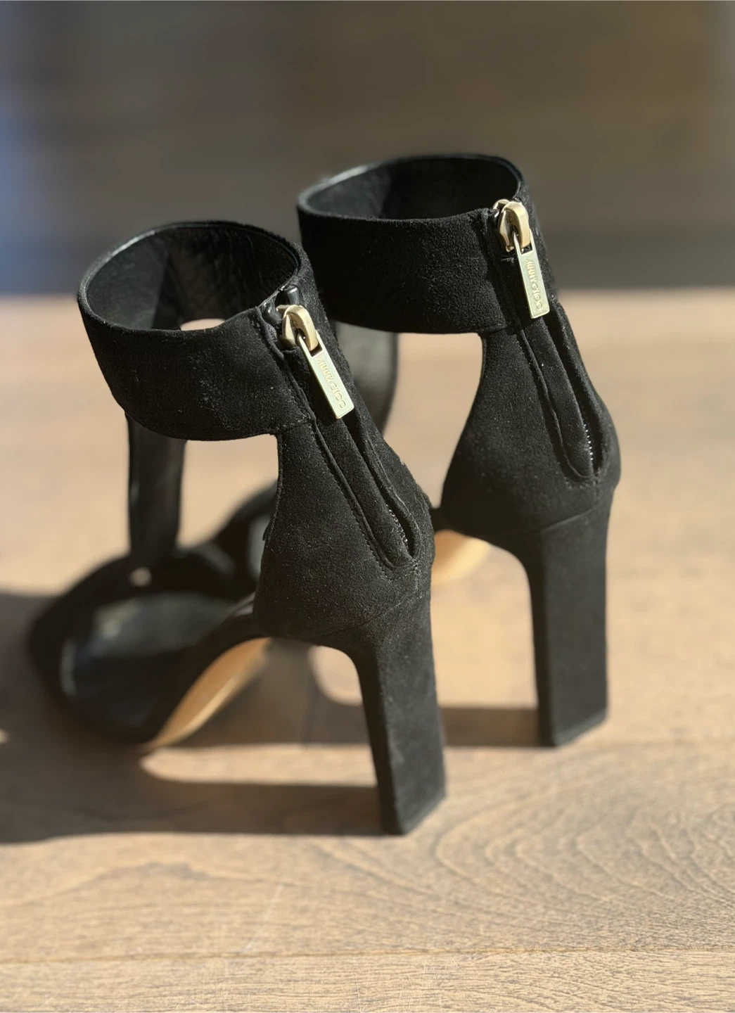 JIMMY CHOO Suede Heels (size 6) - photo 3