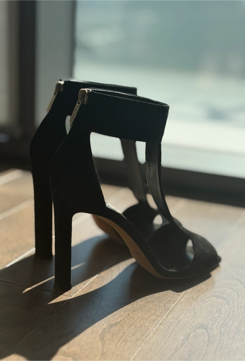 JIMMY CHOO Suede Heels (size 6) - photo 4