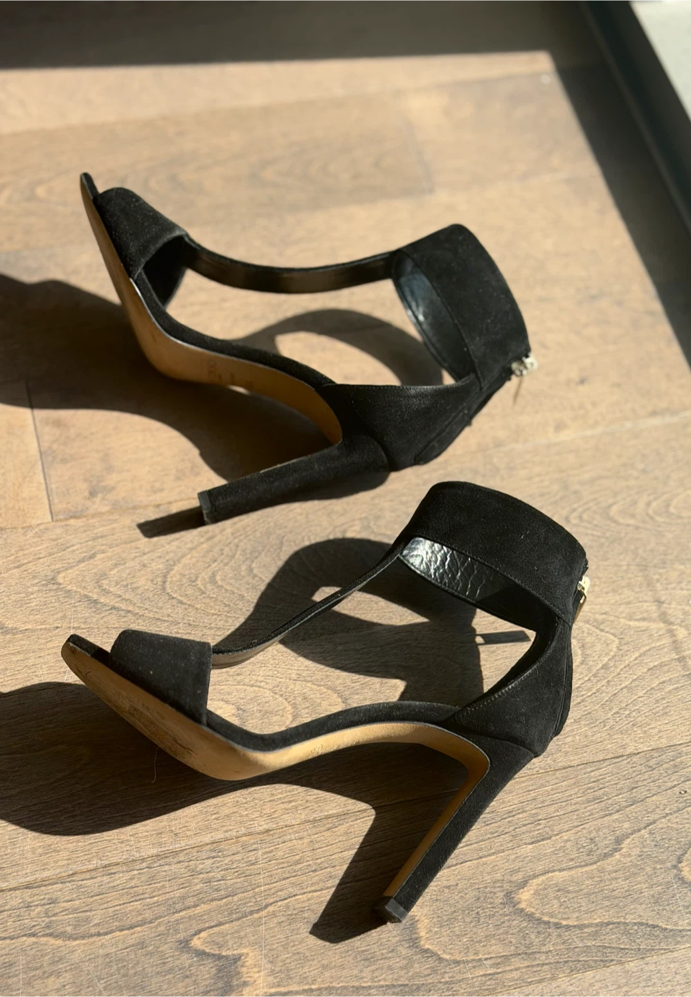 JIMMY CHOO Suede Heels (size 6) - photo 5
