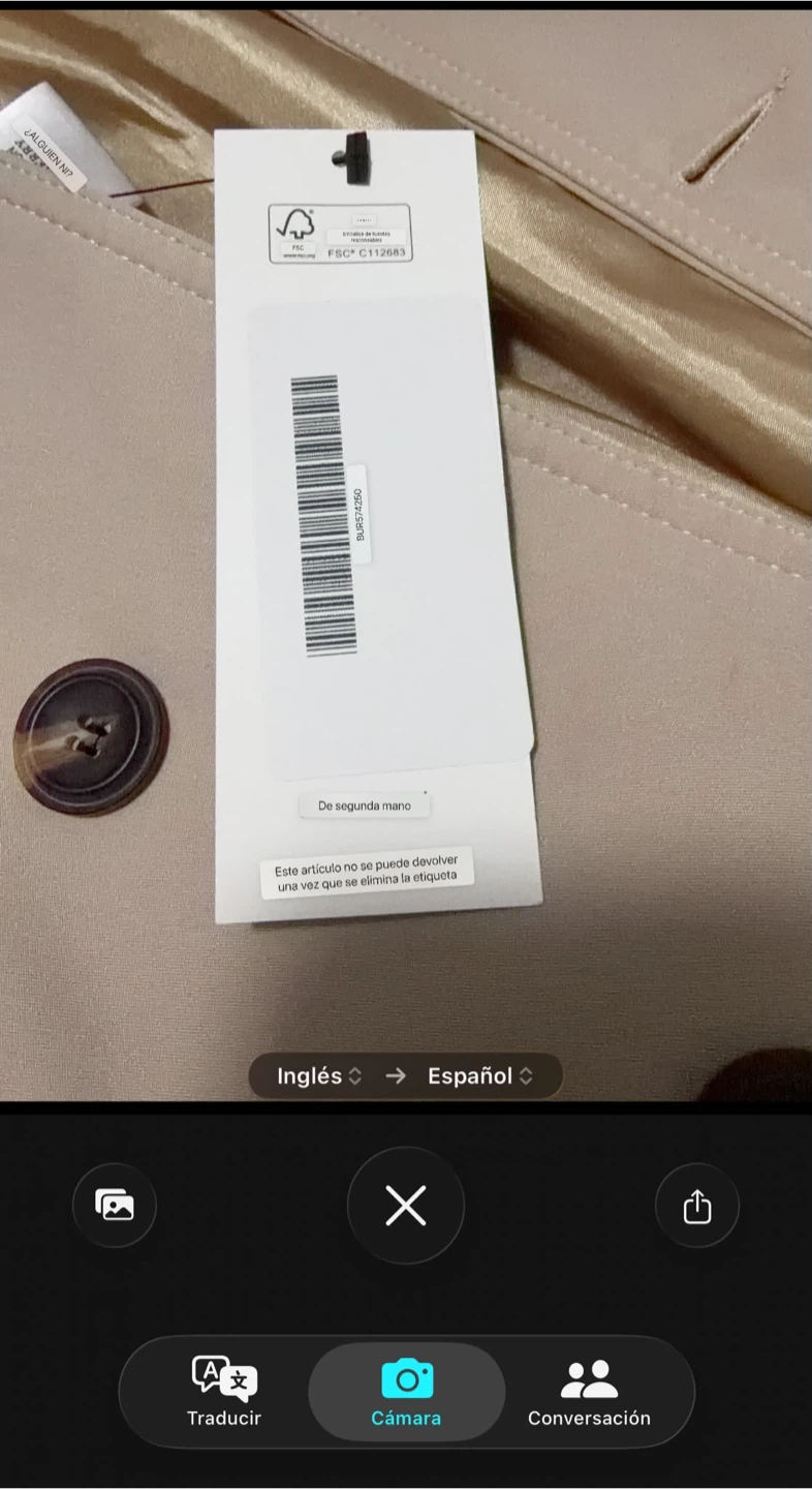 Burberry Brit Beige Double-Breasted Trench Coat - photo 3