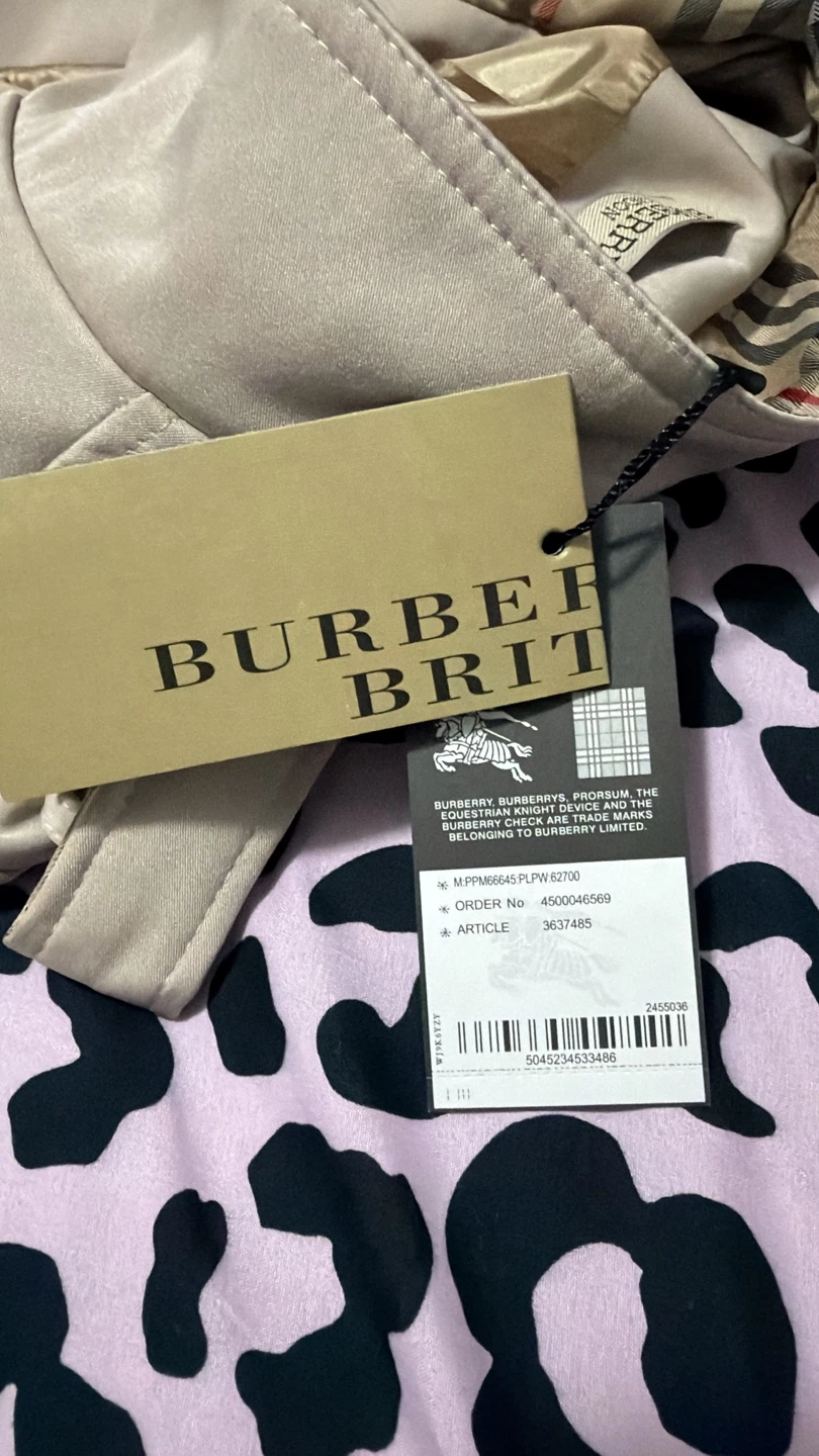 Burberry Brit Beige Double-Breasted Trench Coat - photo 4