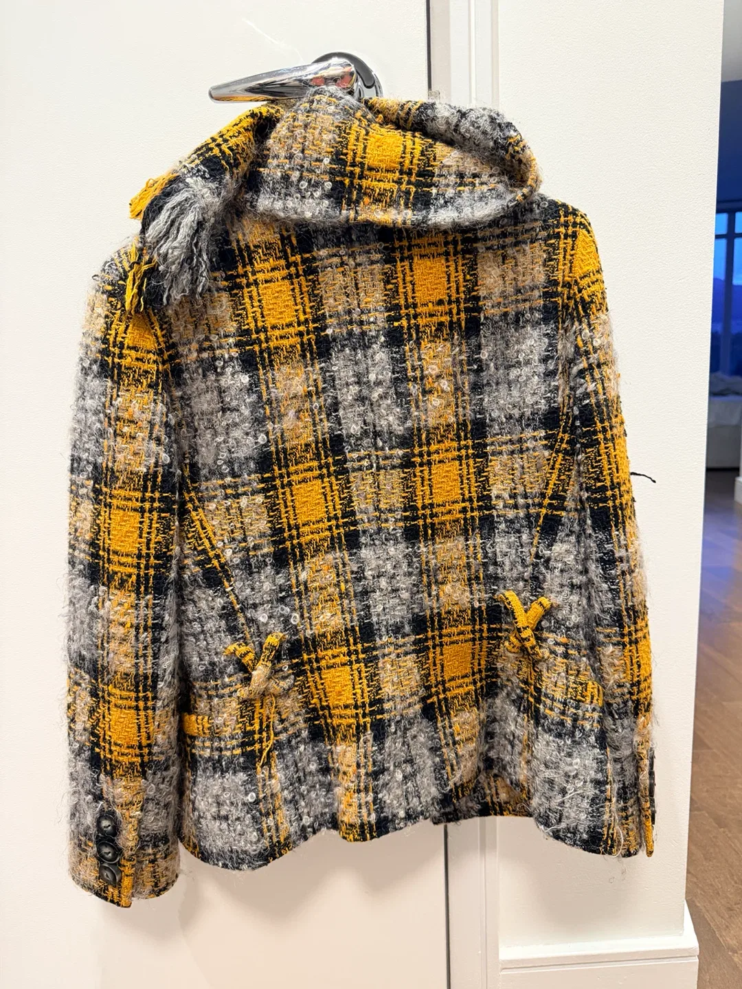 Valentino Boutique Plaid Tweed Jacket - photo 2