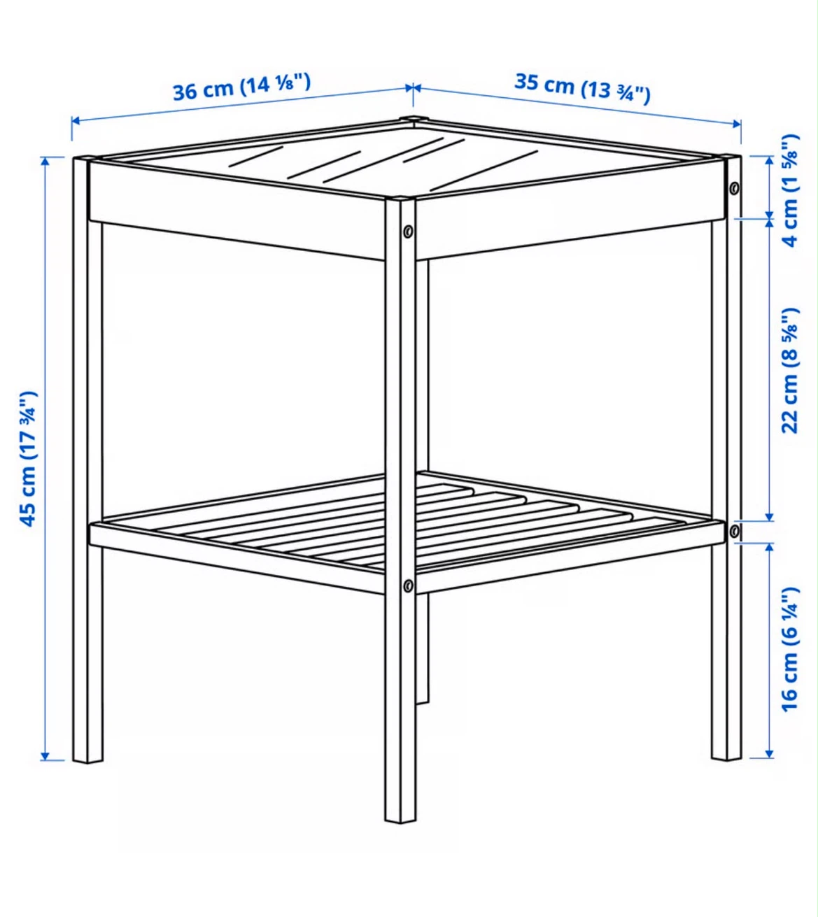 Ikea bedside table - photo 5