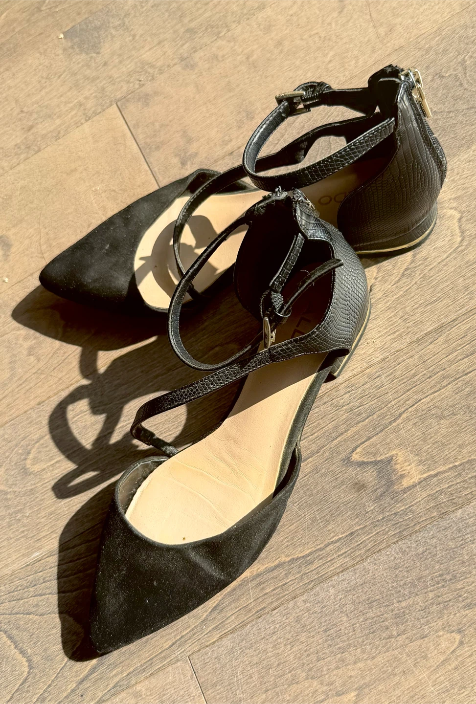 ALDO Ankle Strap Flats (size 6) - photo 2