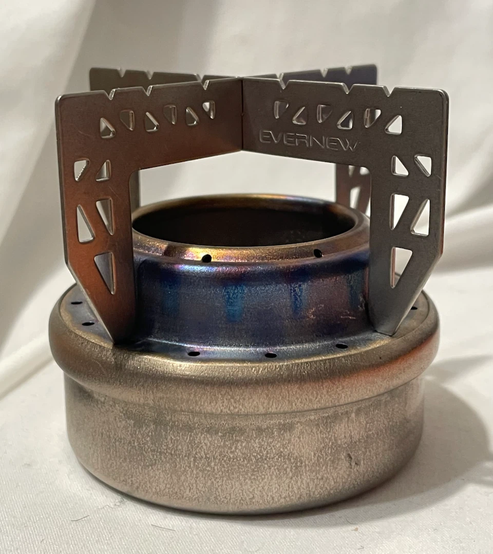 Evernew Titanium Cross Stand Trivet for Alcohol Burner, New - photo 4