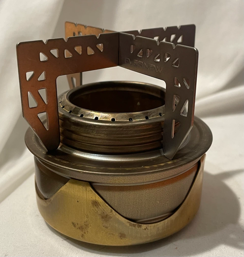 Evernew Titanium Cross Stand Trivet for Alcohol Burner, New - photo 5