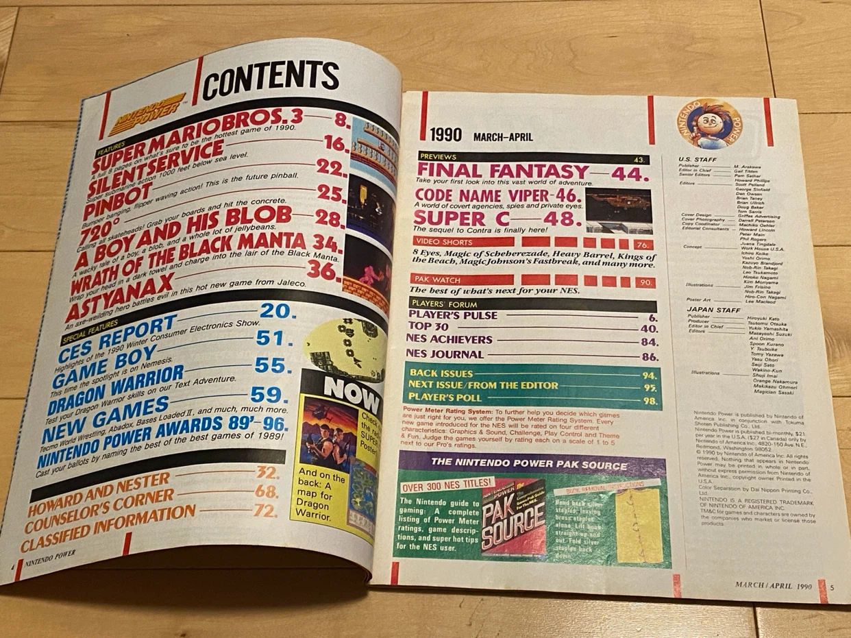 Nintendo Power Magazine - March/April 1990 - photo 2