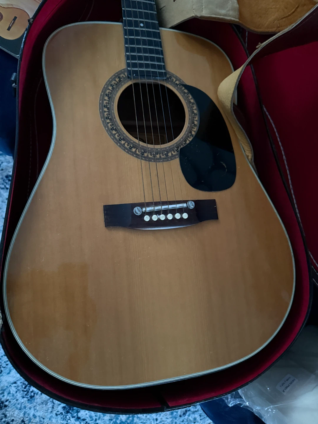 Kay K583 Acoustic Guitar with Case and Accessories - photo 2