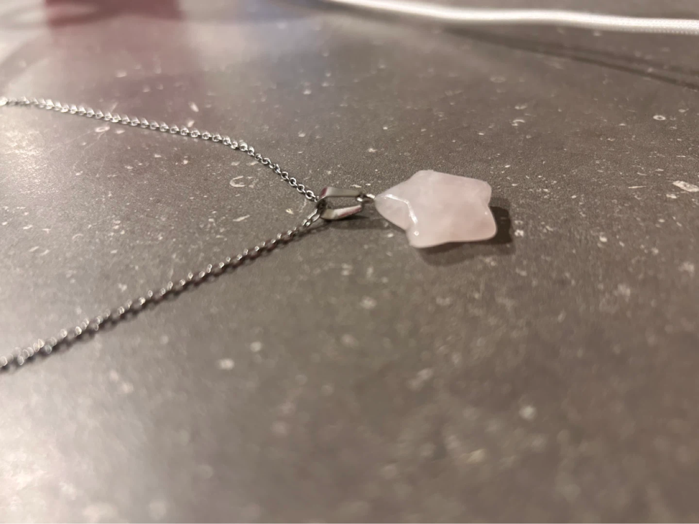 Rose Quartz Star Necklace - photo 4