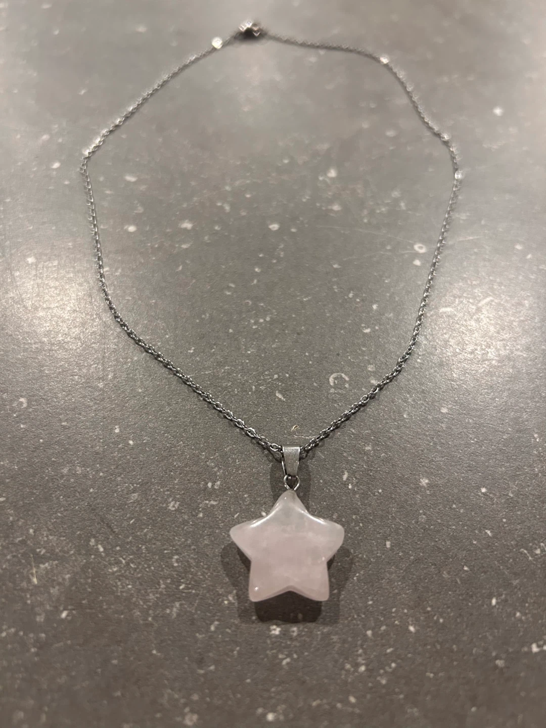 Rose Quartz Star Necklace - photo 3
