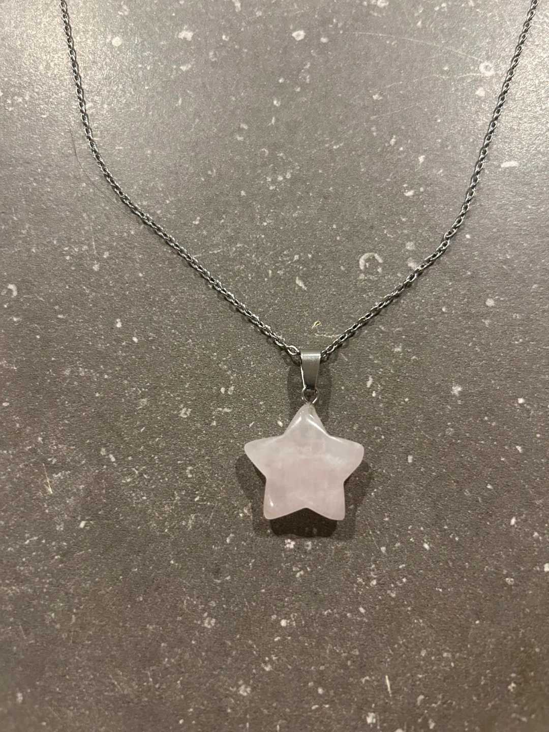 Rose Quartz Star Necklace