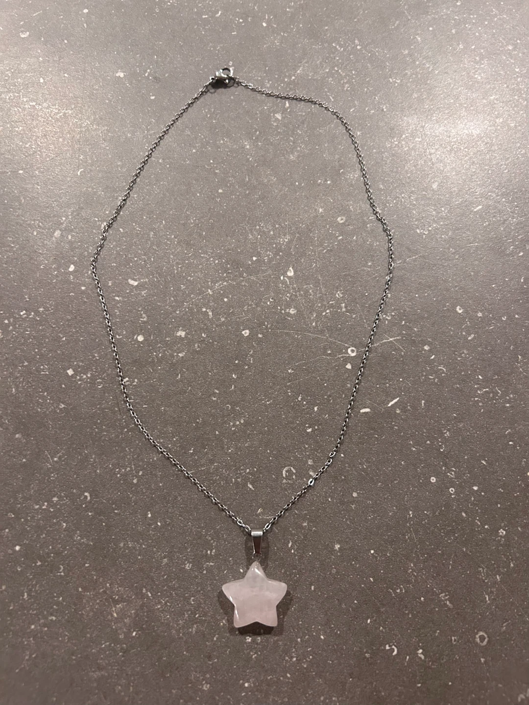 Rose Quartz Star Necklace - photo 2