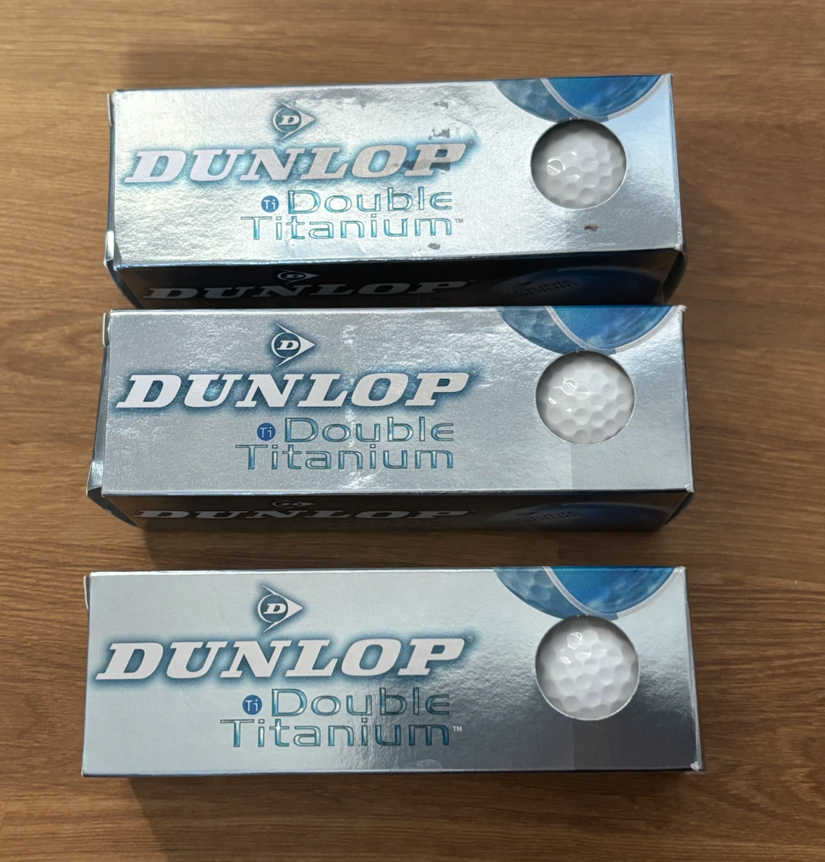 Dunlop Double Titanium Golf Balls (3 Boxes)