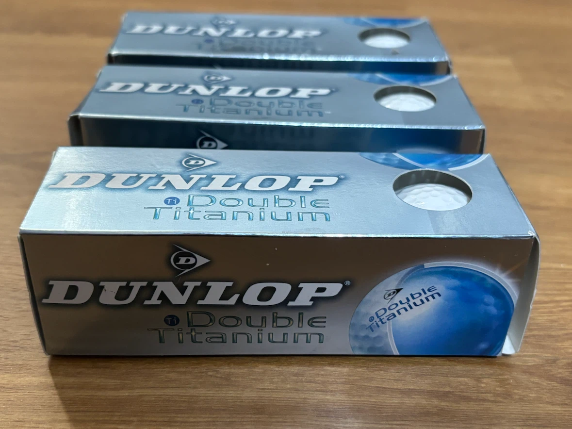Dunlop Double Titanium Golf Balls (3 Boxes) - photo 2
