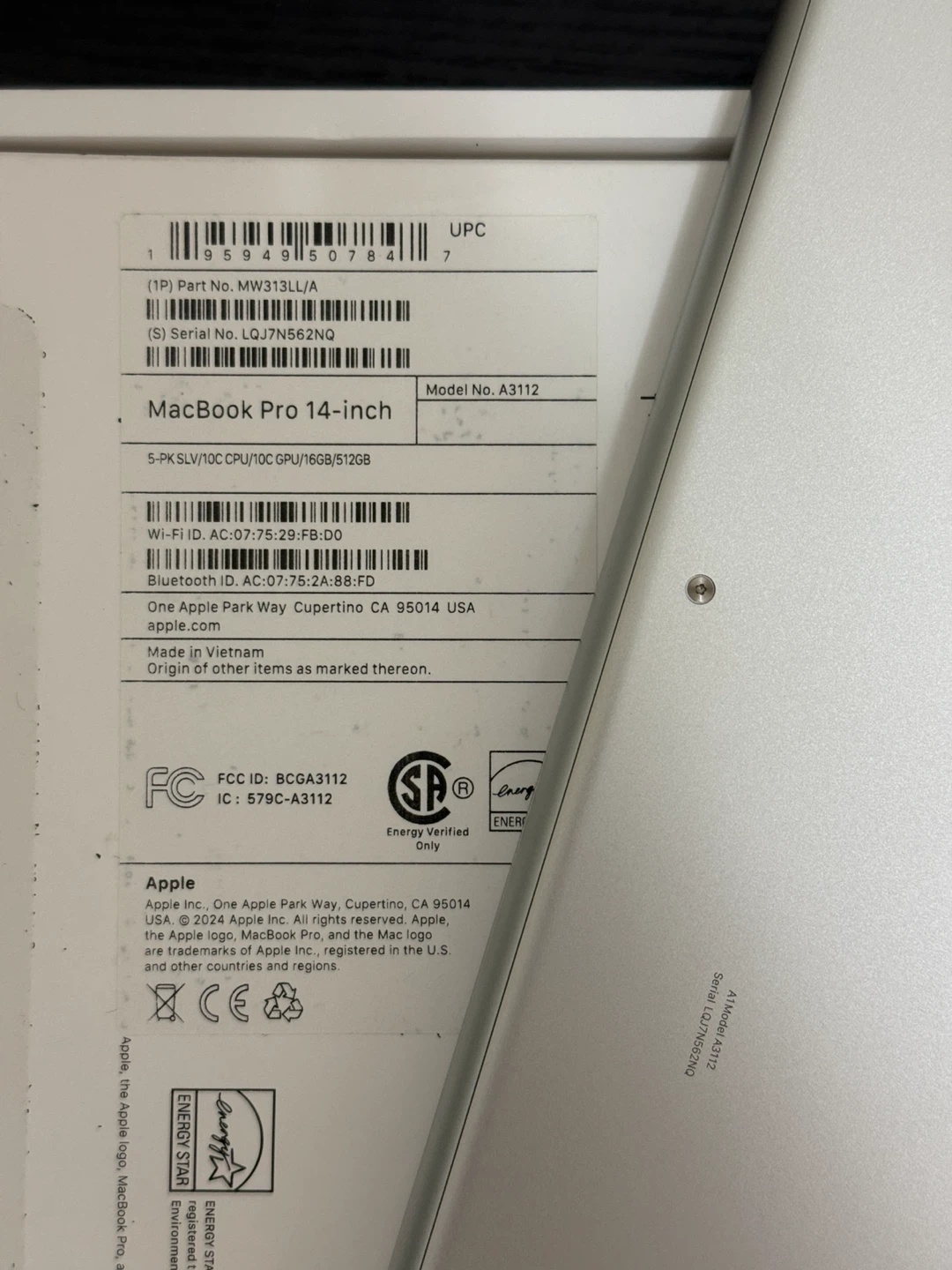 MacBook Pro 14-inch M4 16GB RAM 512GB SSD (Brand New) - photo 4